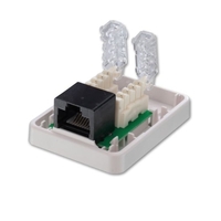 Toolless CAT6 Surface Mount Box