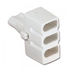 UK Socket Tripler,  Slimline
