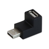 USB 2.0 90 Degree Down Male to Female,  L-Adapter