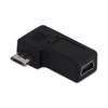 USB 2.0 90 Degree Mini-B Female to Micro-B Male,  L-Adapter