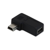 USB 2.0 90 Degree Mini-B Male to Mini-B Female,  L-Adapter