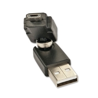 USB 360 Degree Adapter,  USB A to Micro B