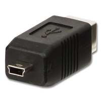 USB Adapter,  USB B Female to Mini-B Male