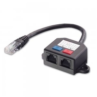 UTP Port Doubler,  2 x 10/100Base-TX to 1 Port