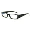 Black Rhinestone Computer Glasses with Case