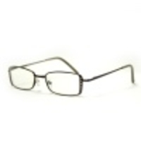 Bronze Frame Jeweled Computer Glasses with Case