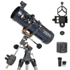 Celestron AstroMaster Astronomy Telescope 114EQ with Motor Drive,  Moon Filter & Phone Adapter