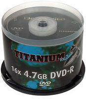 Datawrite Titanium vx2 16x DVD-R Spindle - x50