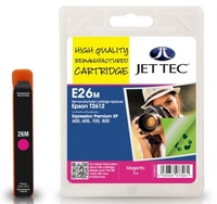 Epson T2613 Magenta Remanufactured Ink Cartridge by JetTec E26M