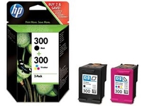Genuine Multipack Black/TriColour HP300 Ink Cartridge CN637EE