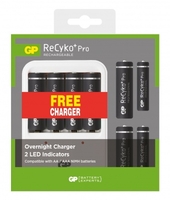 GP ReCyko+ Pro NiMH Value Pack Batteries with PB420 Charger
