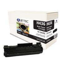 Hewlett Packard CB436A Black Laser Toner Cartridge by JetTec - H436