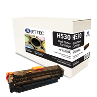 Hewlett Packard CC530A Black Laser Toner Cartridge by JetTec - H530