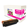 Hewlett Packard CC533A Magenta Laser Toner Cartridge by JetTec - H533