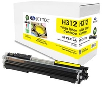Hewlett Packard CE312A Yellow Laser Toner Cartridge by JetTec - H312