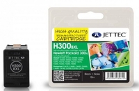 HP300 XL CC641EE Black Remanufactured JetTec Ink Cartridge H300BXL
