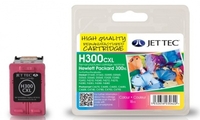 HP300 XL CC644EE Colour Remanufactured JetTec Ink Cartridge H300CXL