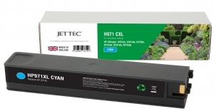 HP971CXL Cyan Remanufactured Ink Cartridge by JetTec - H971CXL
