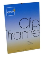 Kenro Glass Fronted Clip Photo Frame 7x5" / 13x18cm
