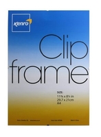 Kenro Glass Fronted Clip Photo Frame A4 / 21x29.7cm