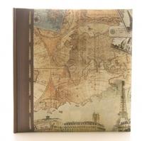 Kenro Holiday Old World Map Memo Album 200 7x5" / 13x18cm Photo Album