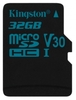 Kingston Canvas Go Micro SDHC Class 10 UHSI U3 90MBs 32GB