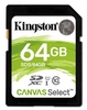 Kingston Canvas Select SDXC Class 10 UHS-I 80MBs 64GB