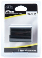 Nikon ENEL15 Equivalent Digital Camera Battery by Inov8