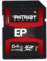 Patriot Secure Digital (SDXC) EP Series 50MB/sec Class 10 64GB