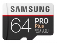 Samsung PRO Plus Micro SDXC 100MB/s Memory Card with Adapter - 64GB