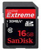 SanDisk Extreme 30MB/sec Secure Digital Card (SDHC) CLASS 10 - 16GB