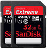 SanDisk Extreme HD Video SDHC Card 20MB/sec (Class 6) - 32GB TWINPACK