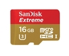 SanDisk Extreme Micro SDHC Memory Card 90MB/s UHSI U3 Class 10 16GB