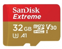 SanDisk Extreme Micro SDHC UHS-I Card for Action Cameras - 32GB
