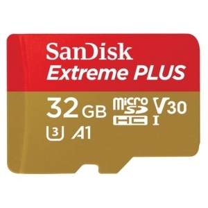 SanDisk Extreme PLUS Micro SDHC 100MB/s UHS-I Card - 32GB