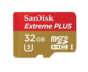 SanDisk Extreme PLUS Micro SDHC UHSI U3 95MB/s Class 10 card 32GB