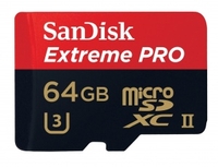 SanDisk Extreme Pro Micro SDXC 275MB s UHSII + USB 3.0 64GB