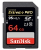 SanDisk Extreme Pro SDXC 95MB/sec UHSI Card 64GB
