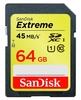 SanDisk Extreme SDXC UHS1 Card 45MB/sec (Class 10) 64GB