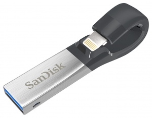 SanDisk iXpand Flash Drive 256GB USB for iPhone Lightning Connector