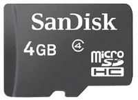 SanDisk Micro SDHC (CLASS 4) - 4GB