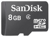 SanDisk Micro SDHC (CLASS 4) - 8GB