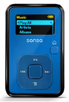 SanDisk Sansa CLIP PLUS MP3 Player - FM Radio - BLUE 4GB