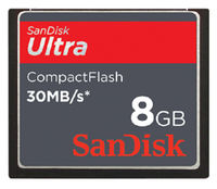 SanDisk Ultra Compact Flash Card - 8GB