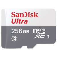 SanDisk Ultra Lite MicroSDXC Class 10 UHS-I 100MBs Card - 256GB