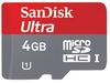 SanDisk Ultra Micro SDHC Card (CLASS 6) for Android - 4GB