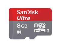 SanDisk Ultra Micro SDHC Memory Card 48MB/s UHS-I (Class 10) with SD Adapter - 8GB