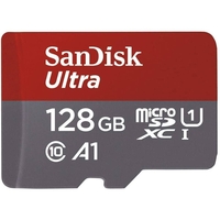 SanDisk Ultra MicroSDXC Card 120MB/s Class 10 UHS-I with Adapter - 128GB