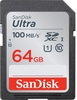 SanDisk Ultra SDXC Memory Card 100MBs Class 10 UHS-I 64GB