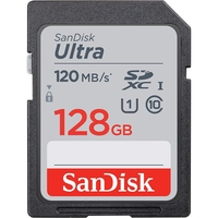 SanDisk Ultra SDXC Memory Card 120MB/s Class 10 UHS-I - 128GB